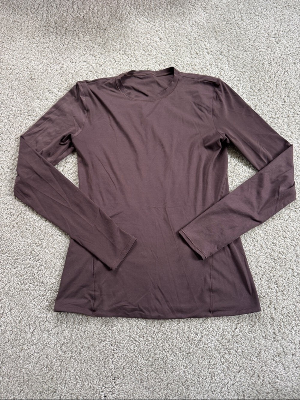 LULULEMON Brown Nulu Long Sleeve Top 4/XS